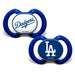 MASTERPIECES PUZZLES BABY ACCESSORIES Los Angeles Dodgers Pacifier 2-Pack