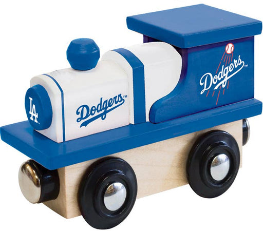 MASTERPIECES PUZZLES BABY ACCESSORIES Los Angeles Dodgers Wood Train Engine