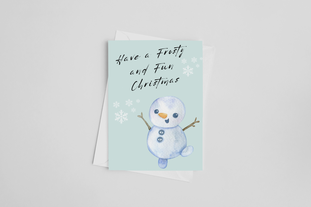 Frosty & Fun Greeting Card