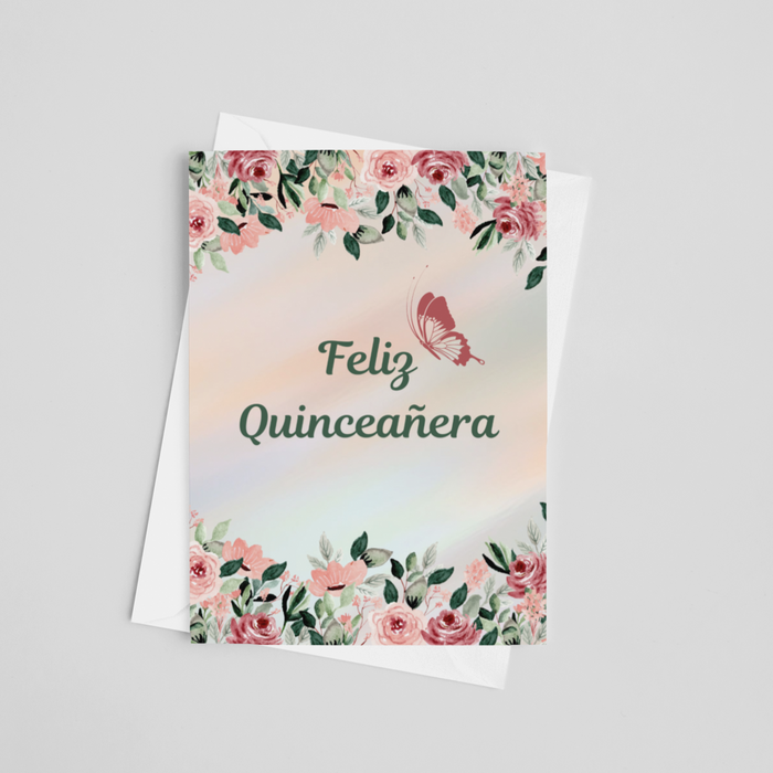 Feliz Quinceañera Greeting Card