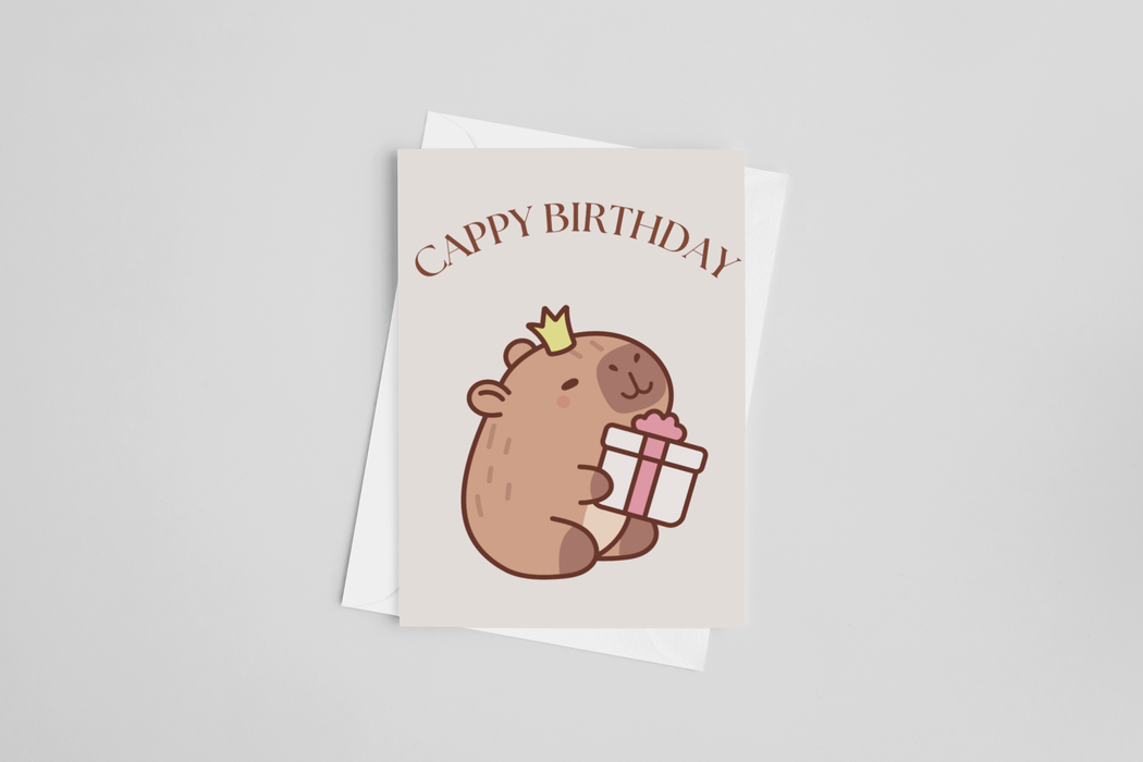 Cappy Birthday Greeting Card