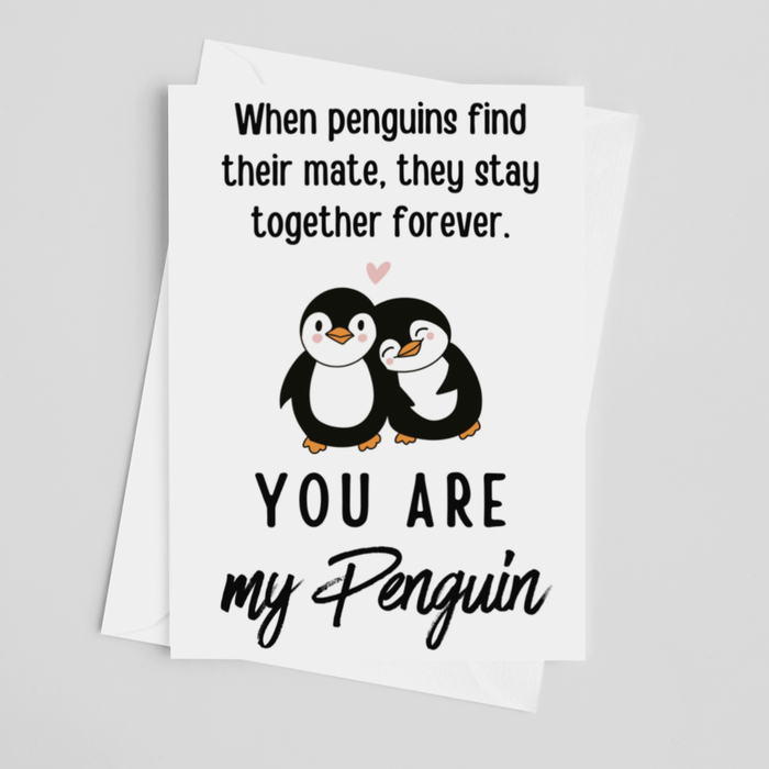 My Penguin - Valentine's Greeting Card