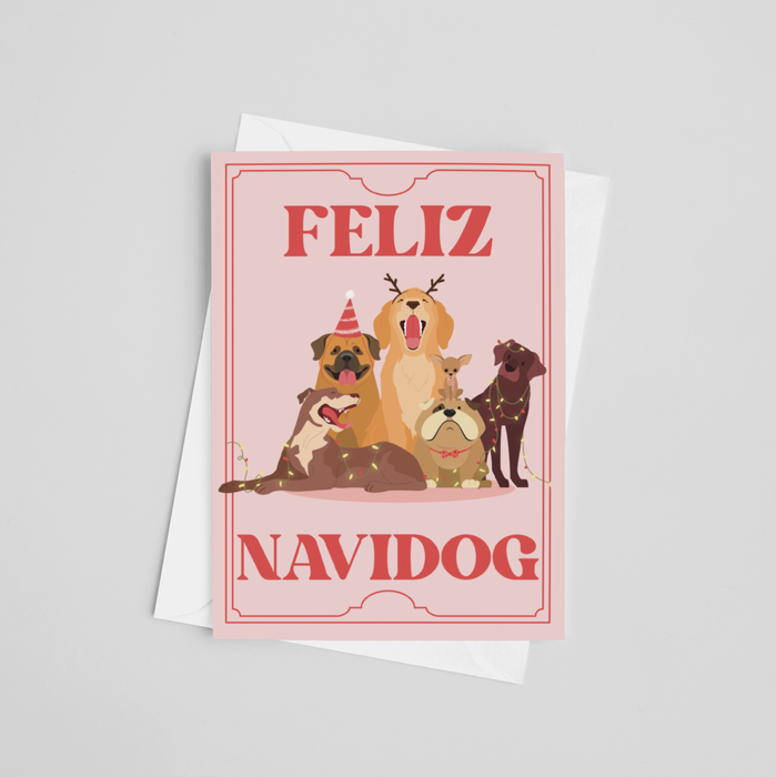 Feliz Navidog Greeting Card