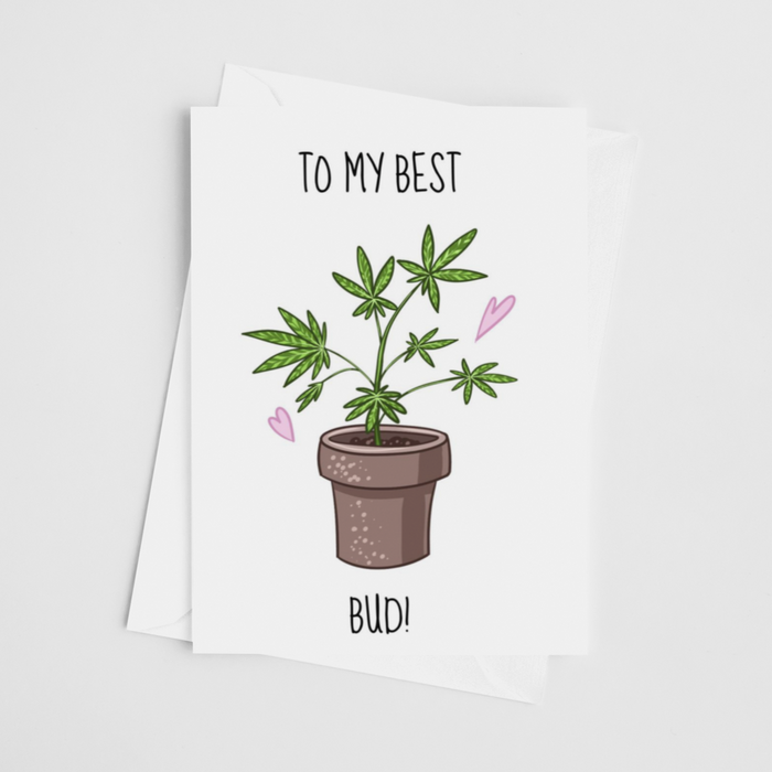 Best Bud - Greeting Card