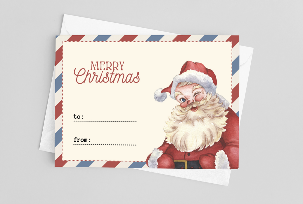 To and From Christmas Greeting Card