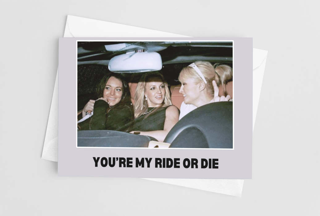 Ride Or Die Trio - Greeting Card