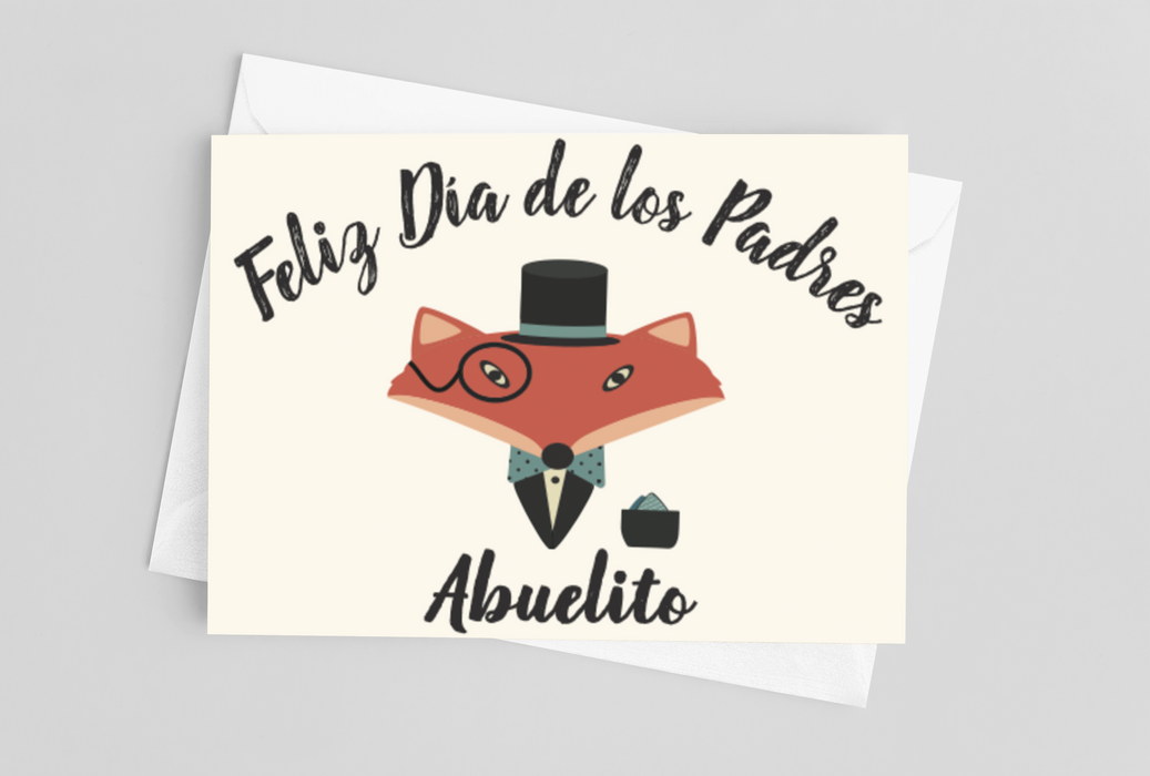 Feliz Dia de los Padres Abuelito - Father's Day Greeting Card - LOCAL FIXTURE