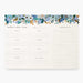 Garden Party Blue Meal Planner Notepad - LOCAL FIXTURE