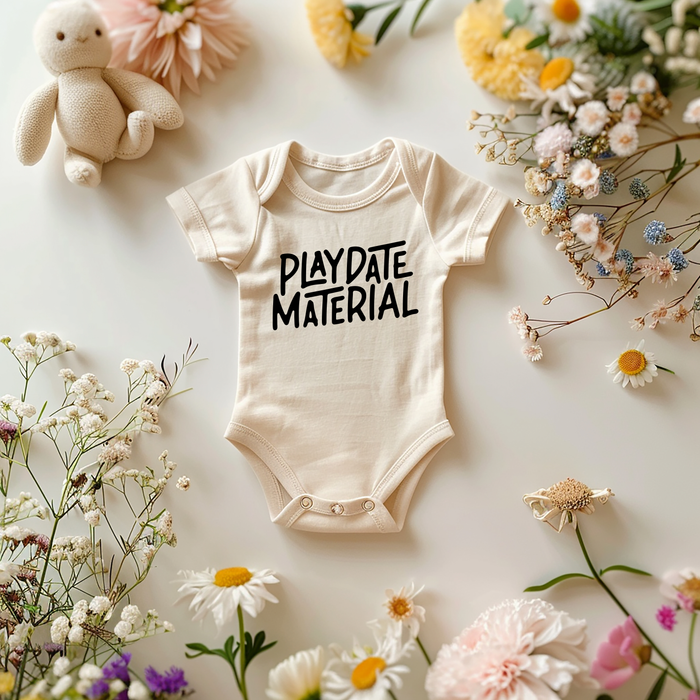 Playdate Material Onesie