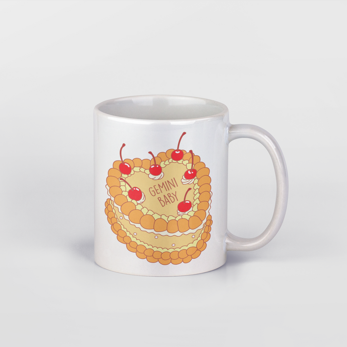 Gemini Baby Cake Mug