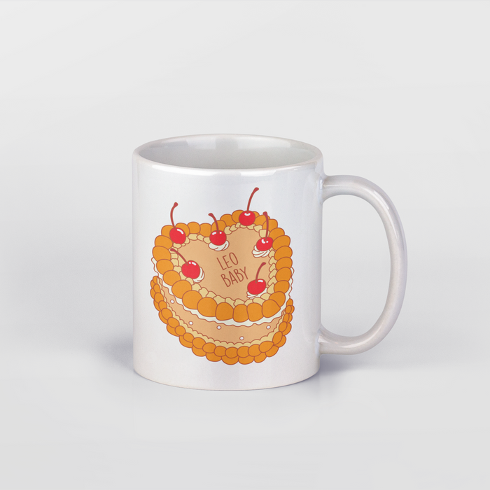 Leo Baby Cake Mug