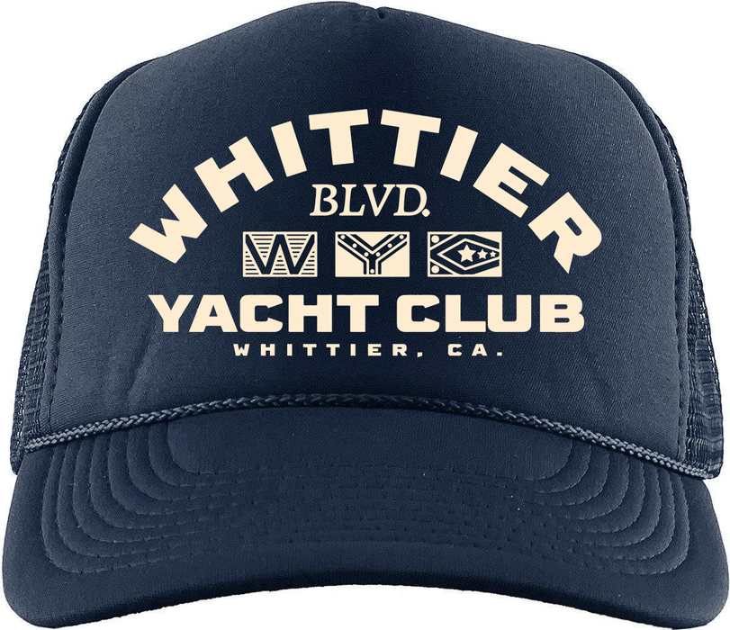 Whittier Yacht Club Nautical Trucker Hat