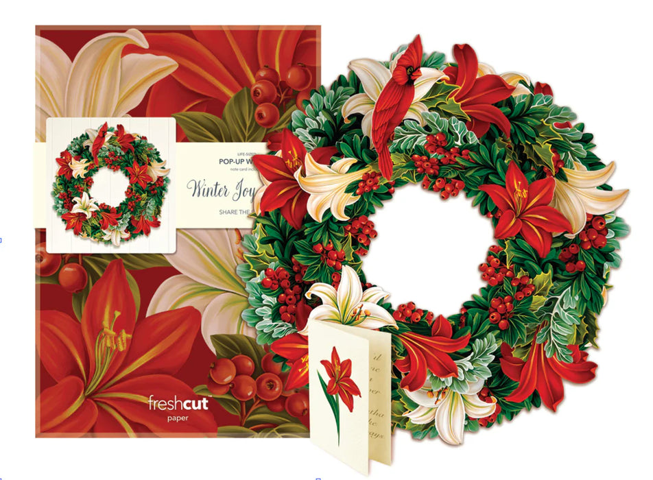 FreshCut Paper | Mini Winter Joy Wreath