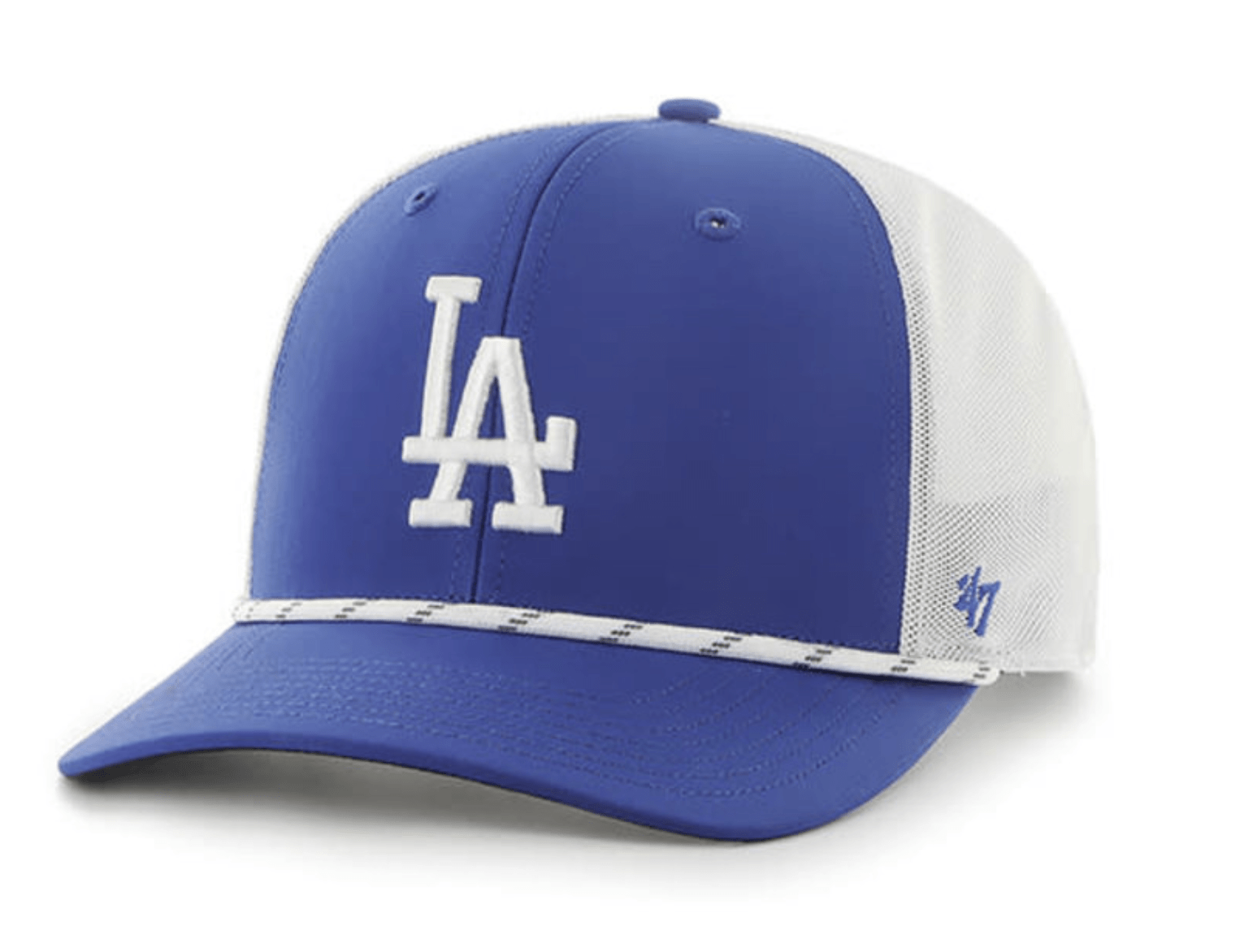 47 Kid's Los Angeles Rams Adjustable Snapback Royal Trucker Hat