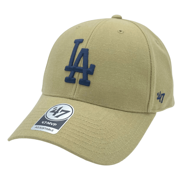 47Brand Los Angeles Dodgers Black Raised Basic MVP Snapback Hat