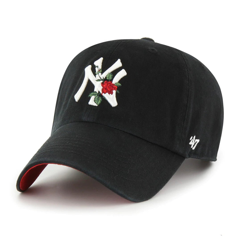 MLB New York Yankees Women's '47 Brand Clean Up Cap, Rose