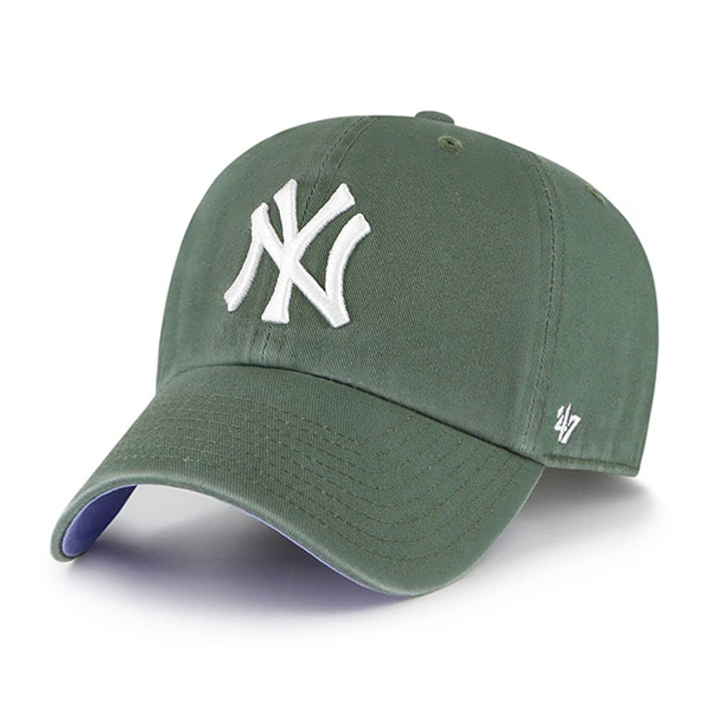 47 New York Yankees Moss Green MLB Clean Up Cap