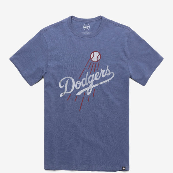 Los Angeles Dodgers '47 Brand Vintage Tubular Pink Logo T-Shirt Women's  SMALL