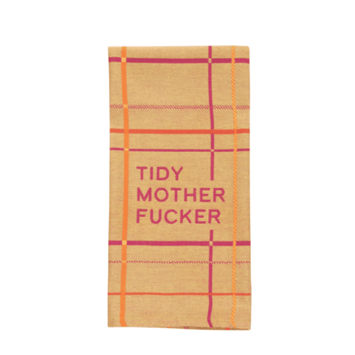 BLUE Q KITCHEN Tidy Motherfucker Dish Towel