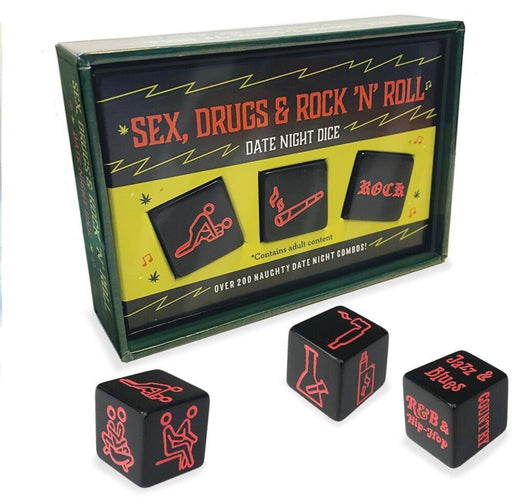 CHRONICLE BOOKS BOOK Sex, Drugs and Rock 'n' Roll: Date Night Dice