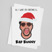 JOYSMITH CARD All I Want For Christmas is Bad Bunny - Bad Bunny Christmas Greeting Card