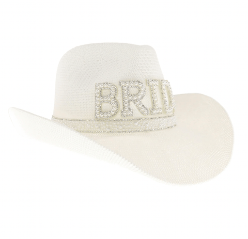 LF ACCESSORIES HATS Bride Cowboy Hat