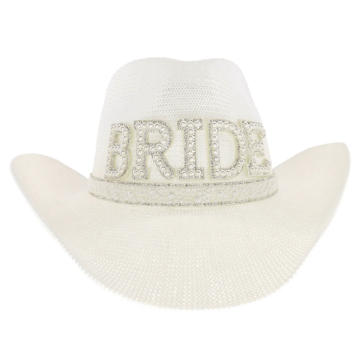 LF ACCESSORIES HATS Bride Cowboy Hat