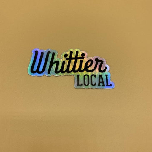 LF NOVELTY STICKER HOLOGRAPHIC WHITTIER LOCAL STICKER