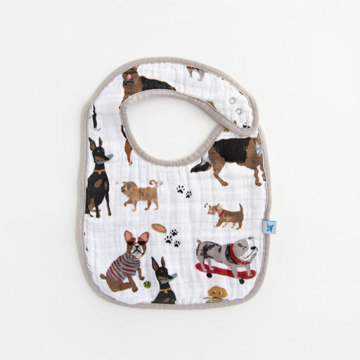 LITTLE UNICORN BIB Cotton Muslin Classic Bib 3 Pack | Woof