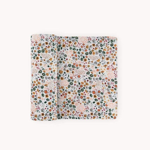 Cotton Muslin Swaddle Blanket - Pressed Petals - LOCAL FIXTURE