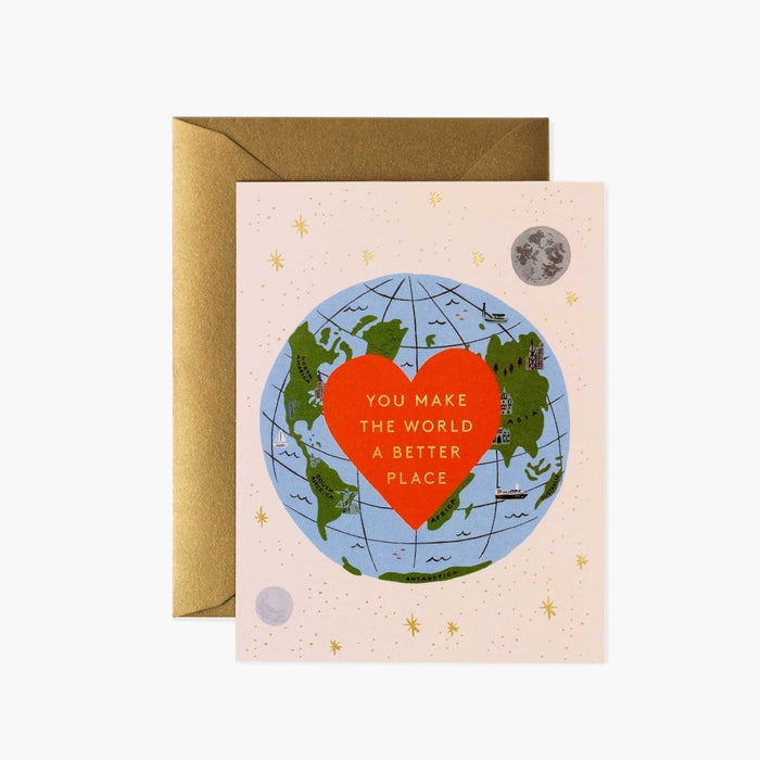 RIFLE PAPER COMPANY CARD You Make the World Better Card