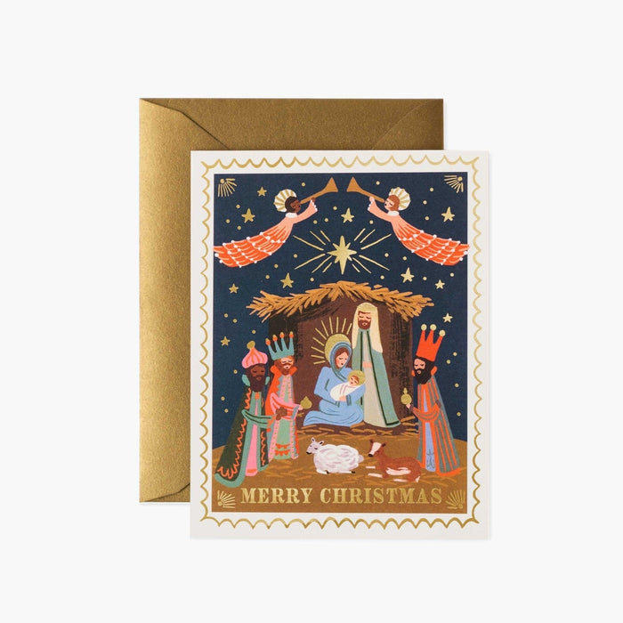 RIFLE PAPER COMPANY CARDS Christmas Nativity Card