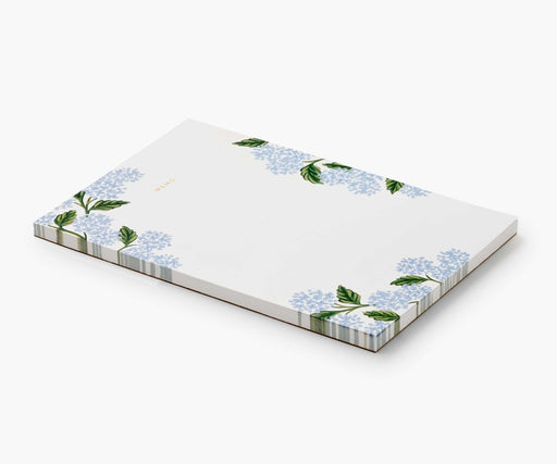 RIFLE PAPER COMPANY NOTEPAD Hydrangea | Large Memo Pad