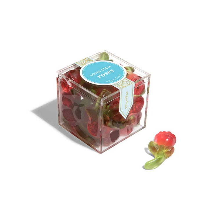 SUGARFINA CANDY Long-Stem Roses | Valentine's Day Candy Cube