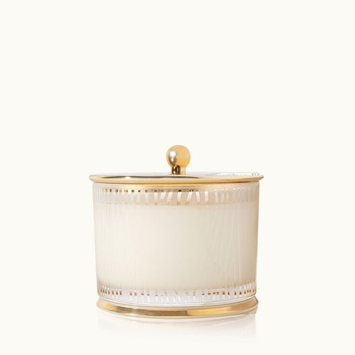 THYMES CANDLE Frasier Fir | Gilded Frosted Wood Grain Candle